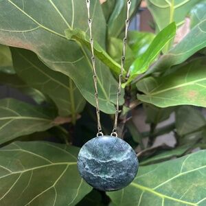 Green Jade Nephrite Lea Luna Jewelry Necklace